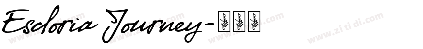 Esdoria Journey字体转换